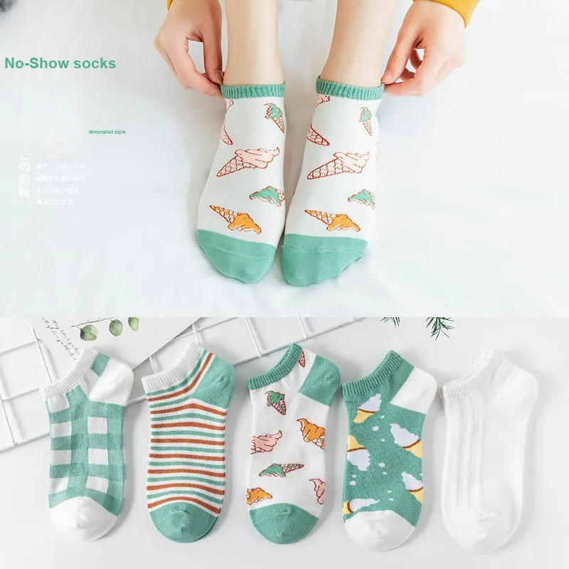 2323 No Show Socks Women's 5 Pack-1