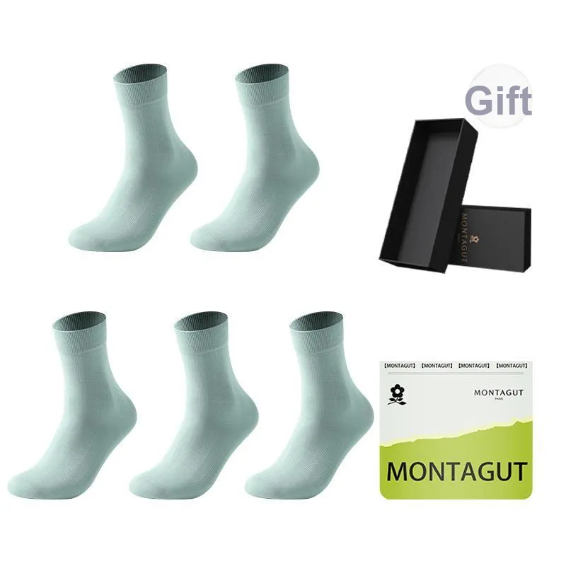 Montagut Mid Calf Socks Men's Box 5 Pack-24