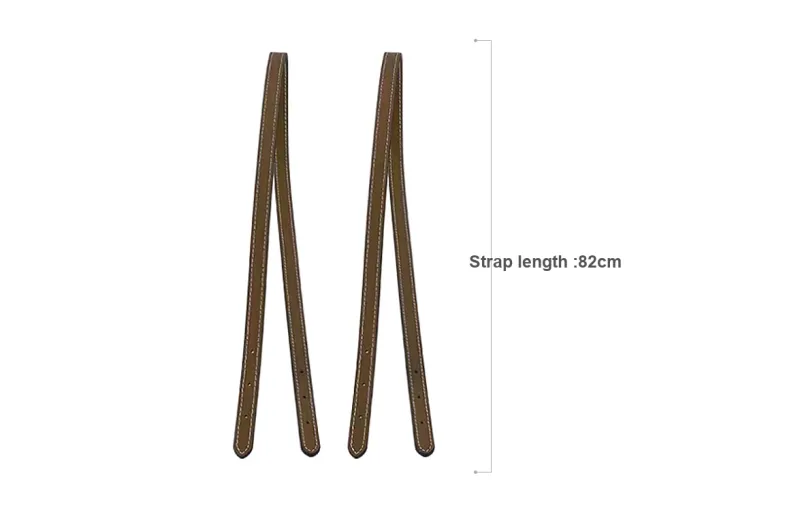 Lan Bao Fan Artificial Leather Bag Strap Women's Brown/Blue-1