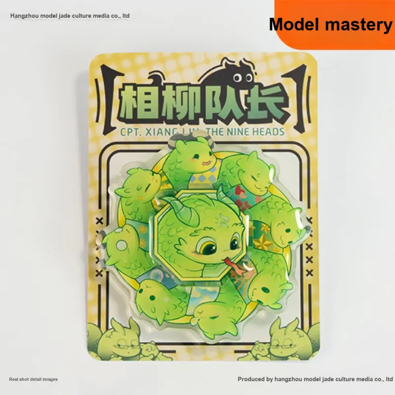 Molding Mountains And Seas Administration Xi Lü, Acrylic Glue Drip Fingertip Spinning Tops Anime / Games Fridge Magnets-2