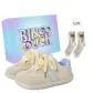 Light Yellow+Exclusive Shoe Box+Gift Socks