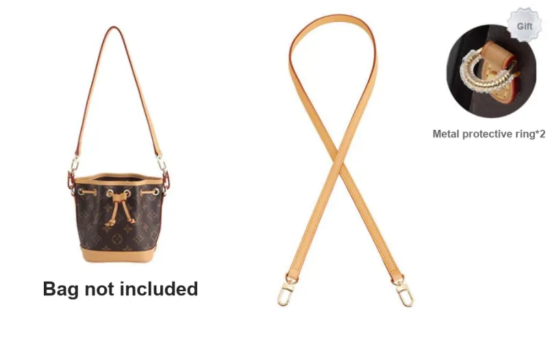 Luxury Care Artisan Workshop Top Grain Cow Leather Bag Strap Women's Beeswax-9