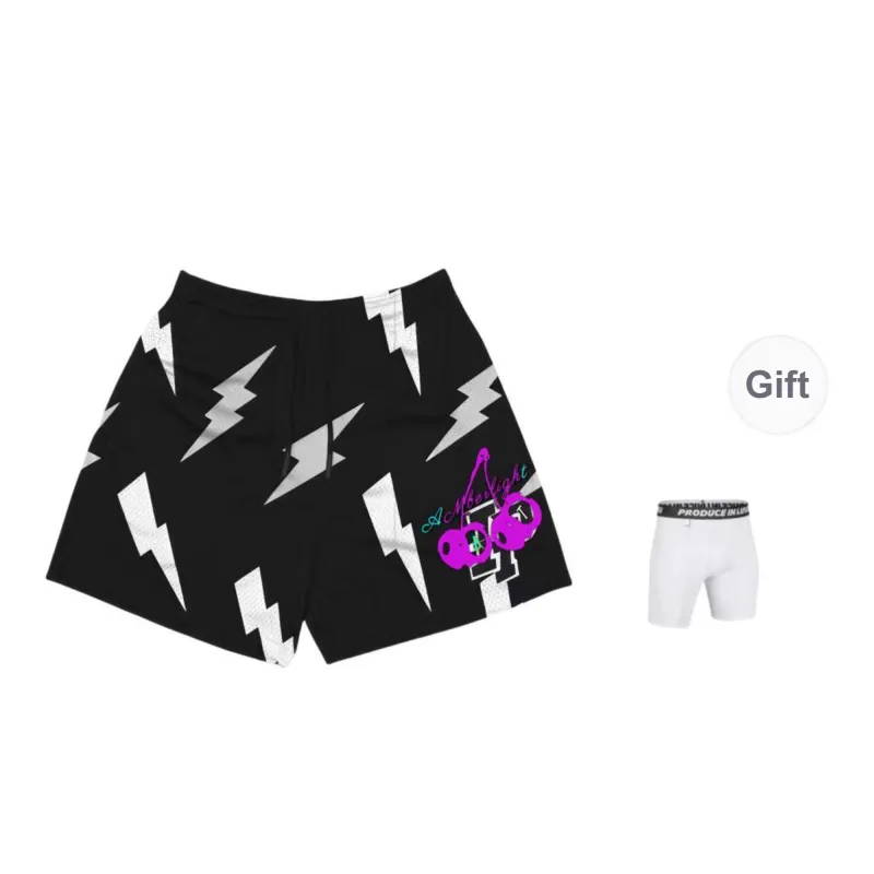 AMBER LIGHT Sports Shorts Unisex-3