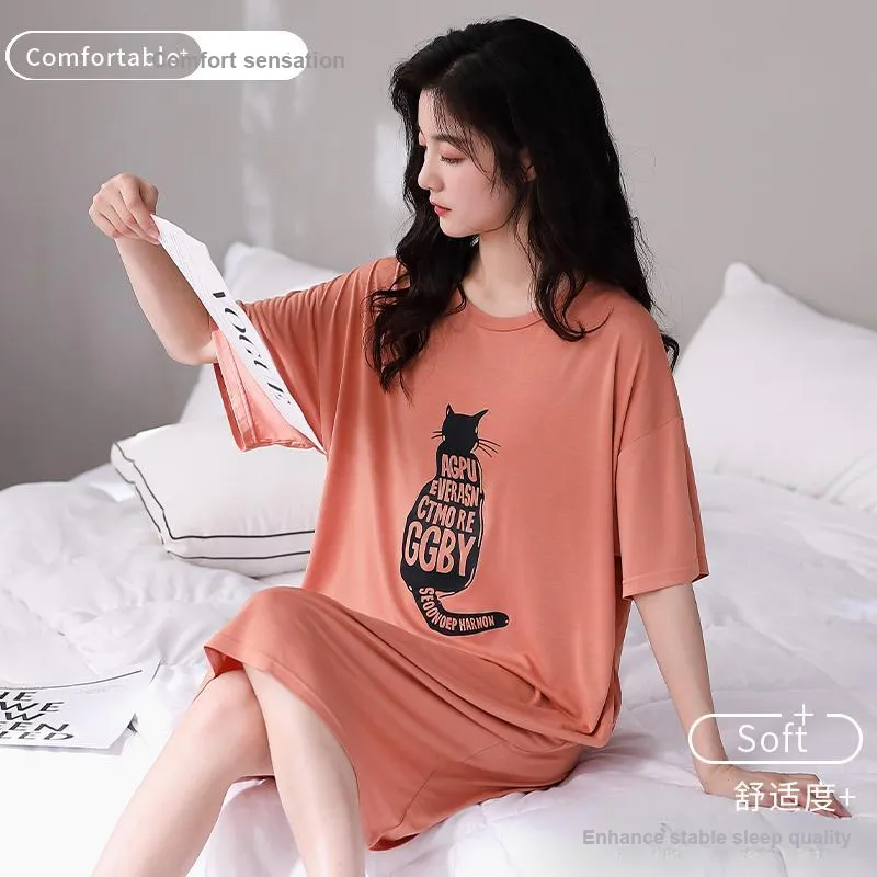 MADALLO Nightgown Women's Orange Red-1