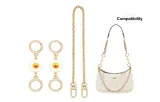 White Sunflower (Two Pieces)+Decorative Chain 40cm
