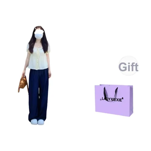 LADYXIEXIE Абрикос Женские Рубашки