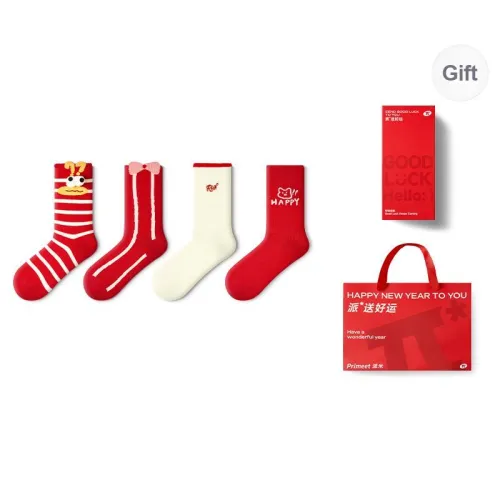 H YXIANG Mid Calf Socks Womens 5 Pack