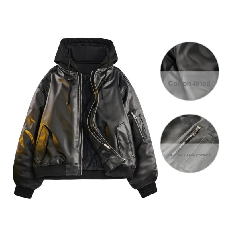 Hurley Leather Jackets Unisex-1
