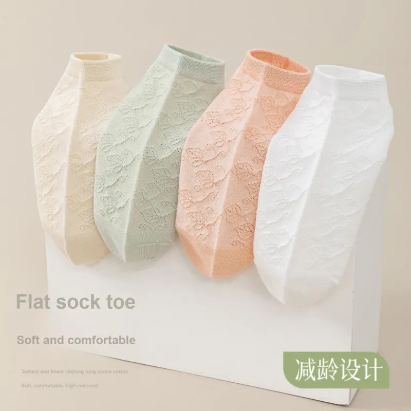 H-YXIANG No-Show Socks Women's 6 Pack-4