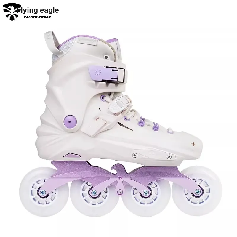 FLYING EAGLE Inline Skates Pp+pu Casual, Commuting, Street Cruising Unisex 36 46 X7D Meteorite Black, Elegant White-19