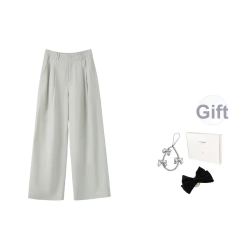 Fstudio Серые Женские Повседневные Брюки