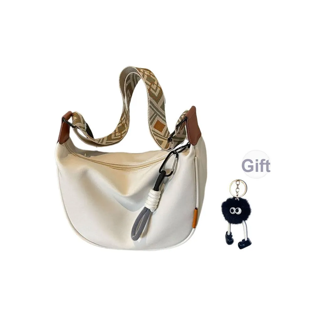 Tonlion Oxford Crossbody Bag Large Unisex White Black Тонлион Оксфорд Кроссбоди Сумка Большая Унисекс Белый Черный