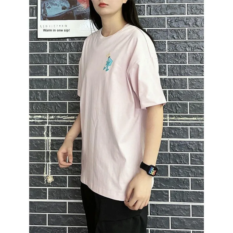 Converse Drop Shoulder Sleeve T Shirt Women's Beige-2