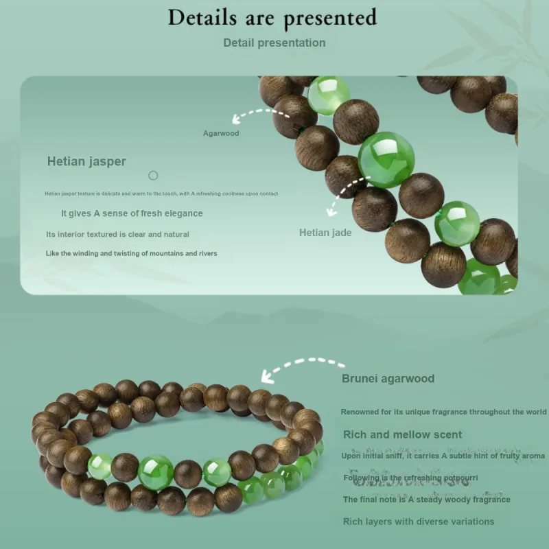 LAOMIAO Hetian Jade Bracelets Green Jade Women's-2