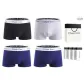 80S Multicolor Yarn Long-Staple Combed Cotton[Black+White+Royal Blue+Royal Blue]4-Piece Gift Box Set
