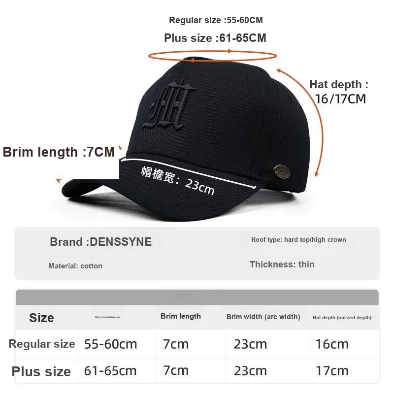 DENSSYNE Cotton Baseball Caps Men's-4