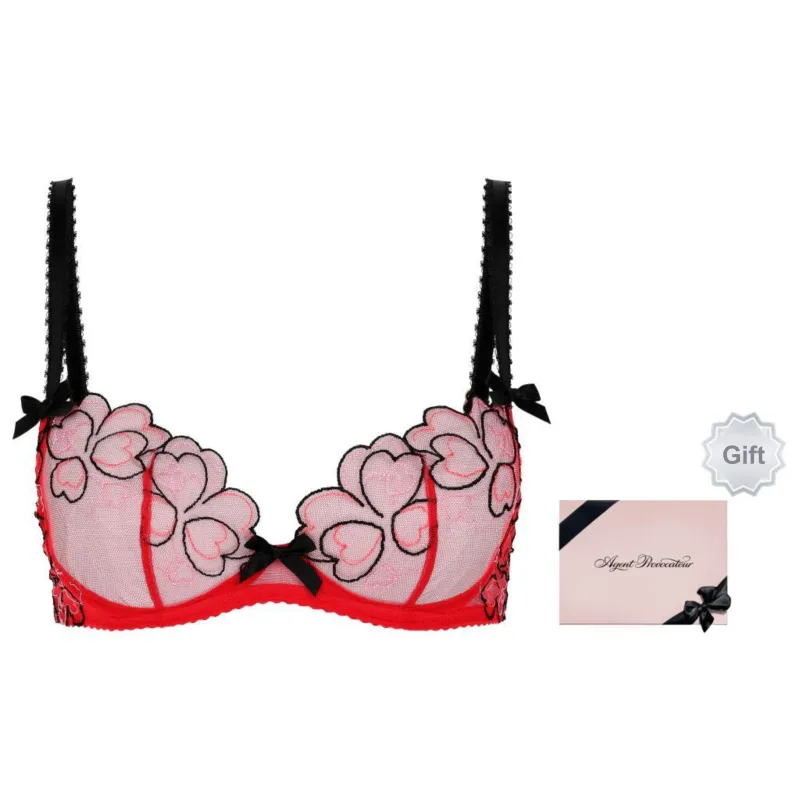 Agent Provocateur Bra Women's Black/Red-3