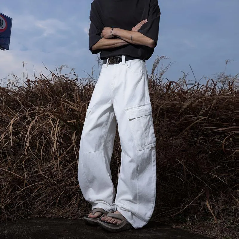 BLANC & ECLARE Jeans Unisex White-4