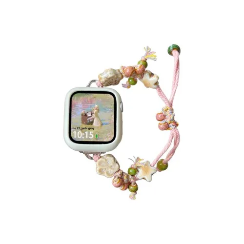 CHUANGYIDA Ремень Apple Совместимость Керамика Ткани вязаные Бусины с Rope Материал