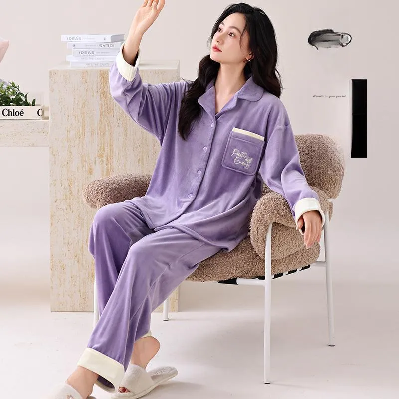 UAVAE Pajama Set Women's Image Color-2