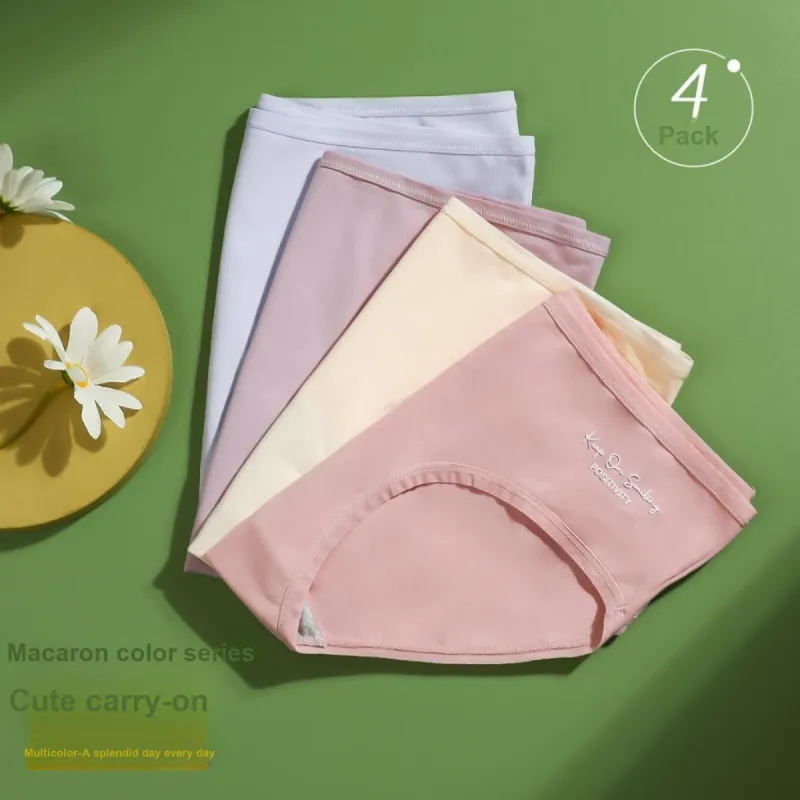 Red Bean Underpants Women's 4 Pack-3