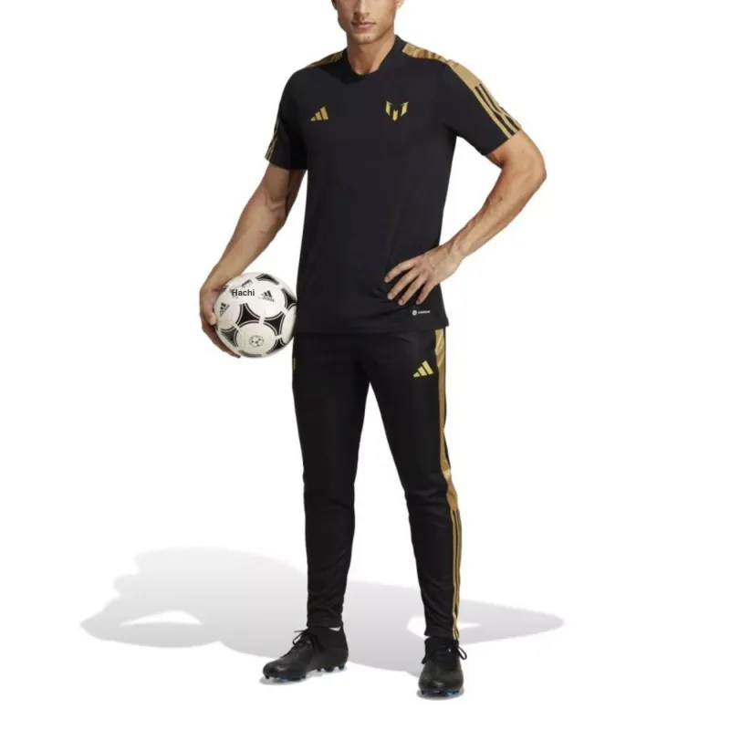 Adidas MESSI X TR PNT Knitted Sweatpants Men's Black-4
