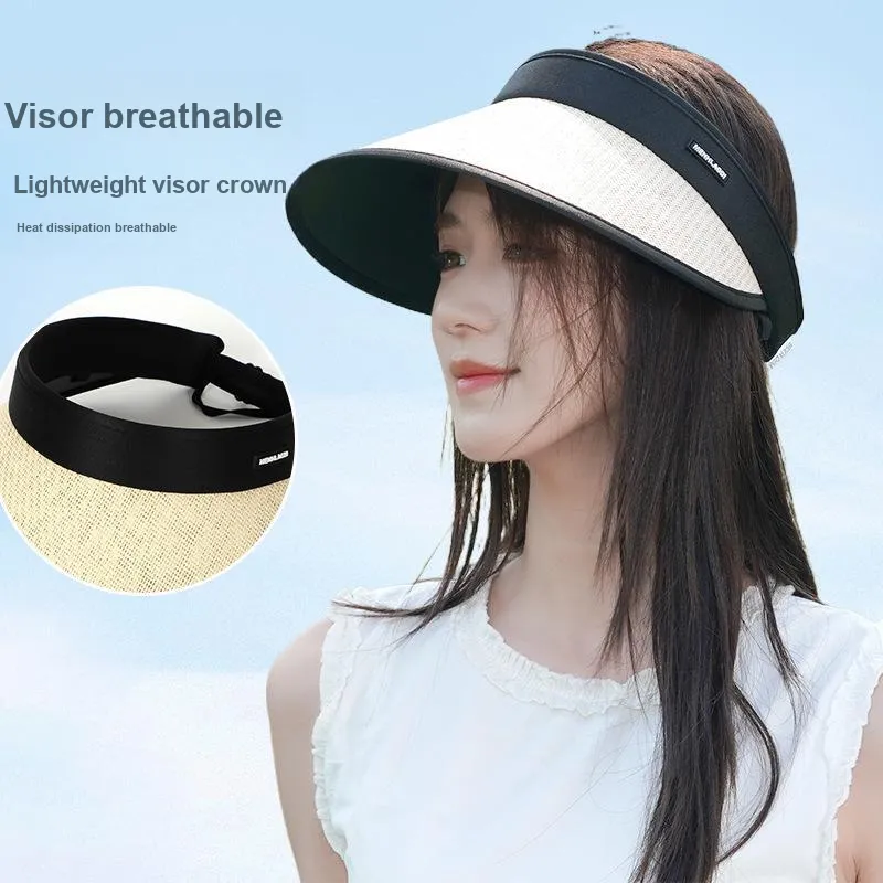 Ai Jiawei Straw Woven Sun Protection Hats Women's-2