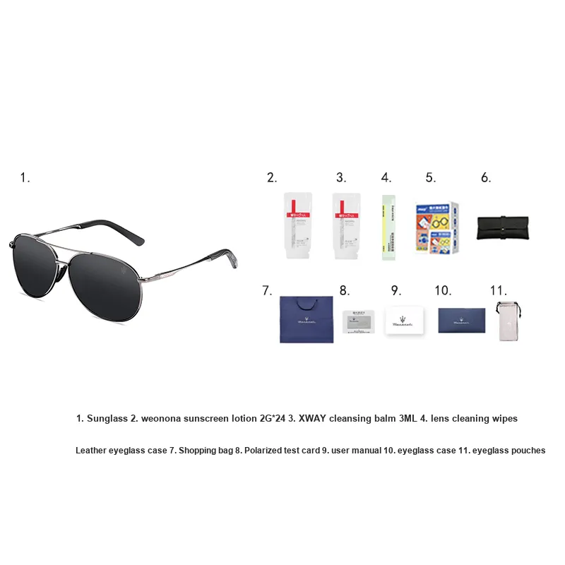 Maserati Oval Sunglasses Unisex-6