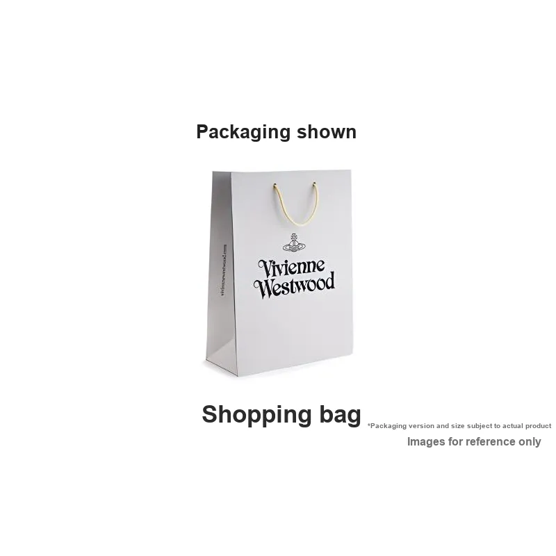 Vivienne Westwood Textile Tote Bag, Shopping Bag, Handbag Trumpets Women's Black-4