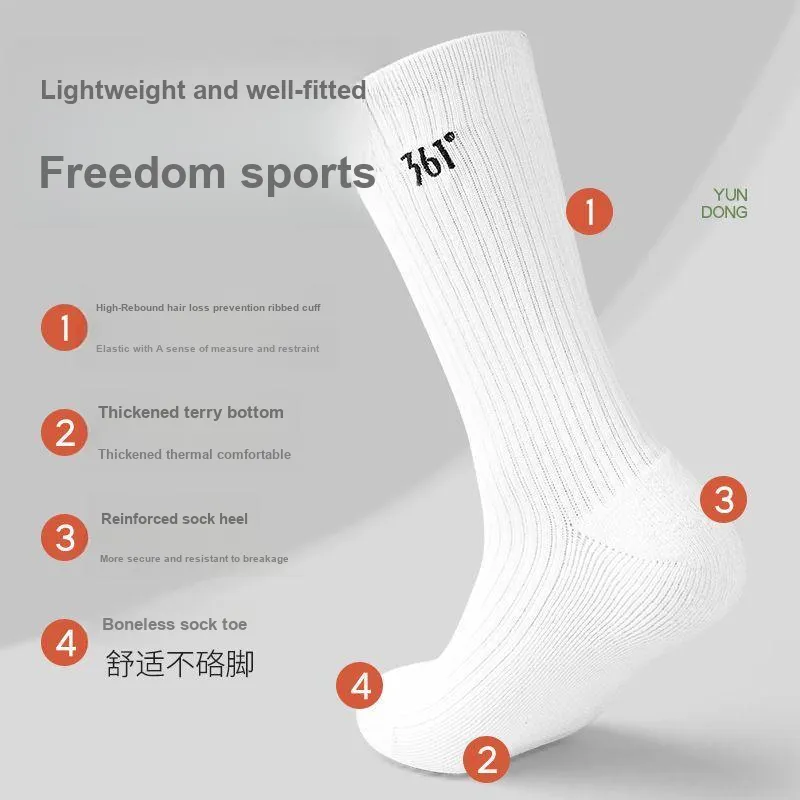 361° Knee High Socks Unisex Combo Set-4