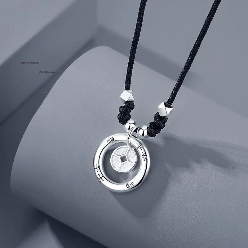 MOVER 999 Fine Silver Necklaces Unisex-3