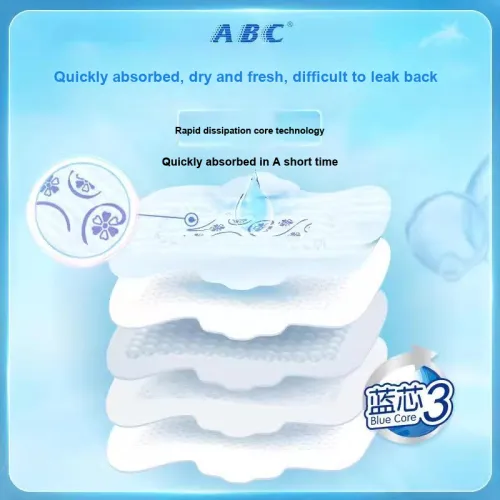 ABC KMS Collection Soft Cotton Гигиенические прокладки Быстросохнущие Дышащие Легкие для ежедневного использования Комбо