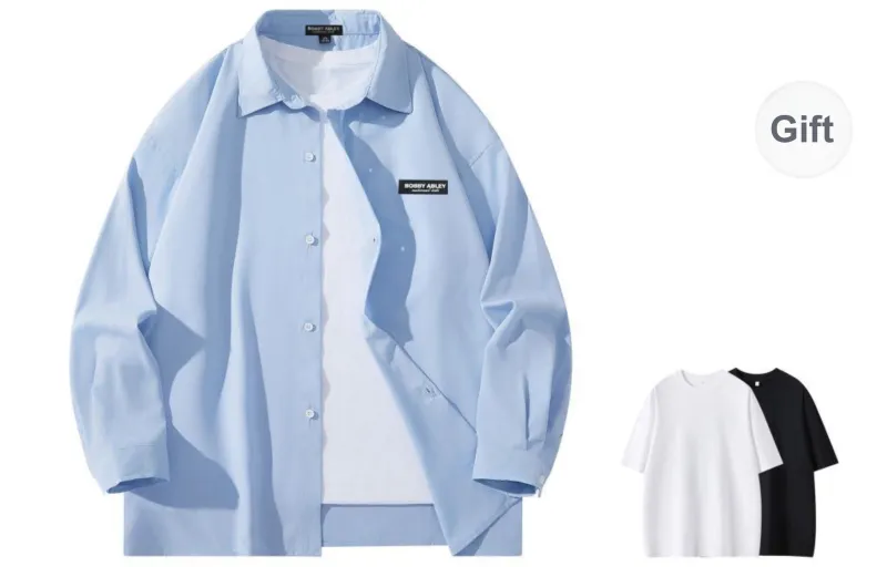 BOBBY ABLEY Shirt Coat Fall And Winter Unisex-139