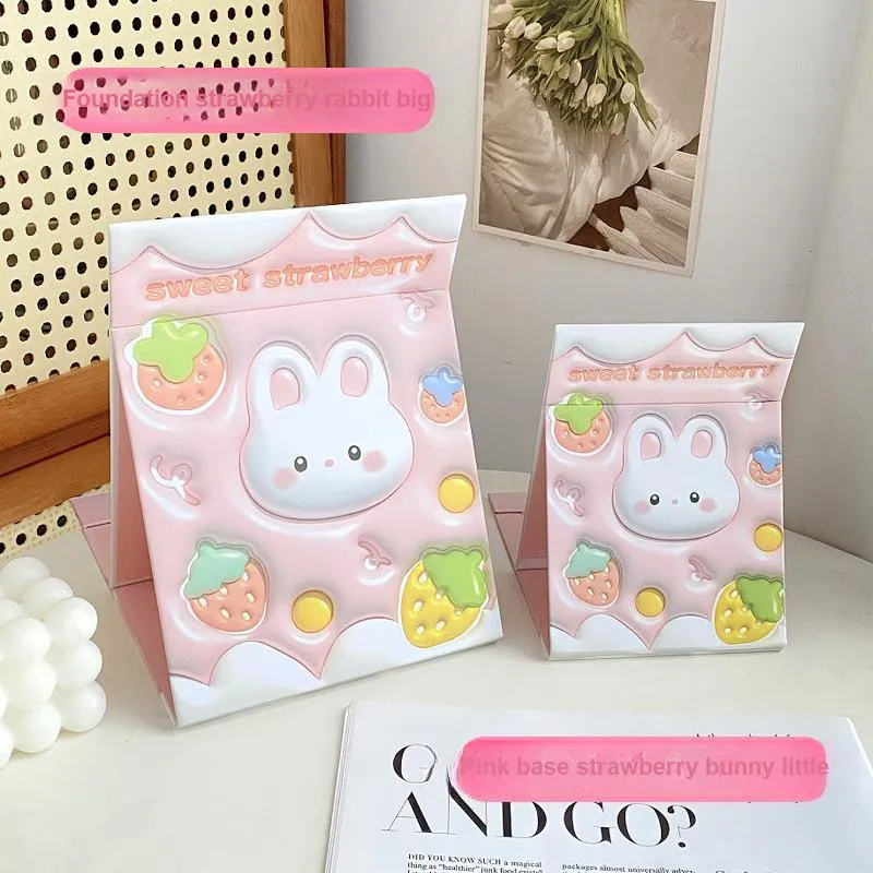 Jingda Cartoon Foldable Make Up Mirrors Desktop Stand Large Size-14