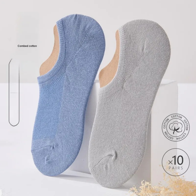 MIIOW No Show Socks Men's 10 Pack-4