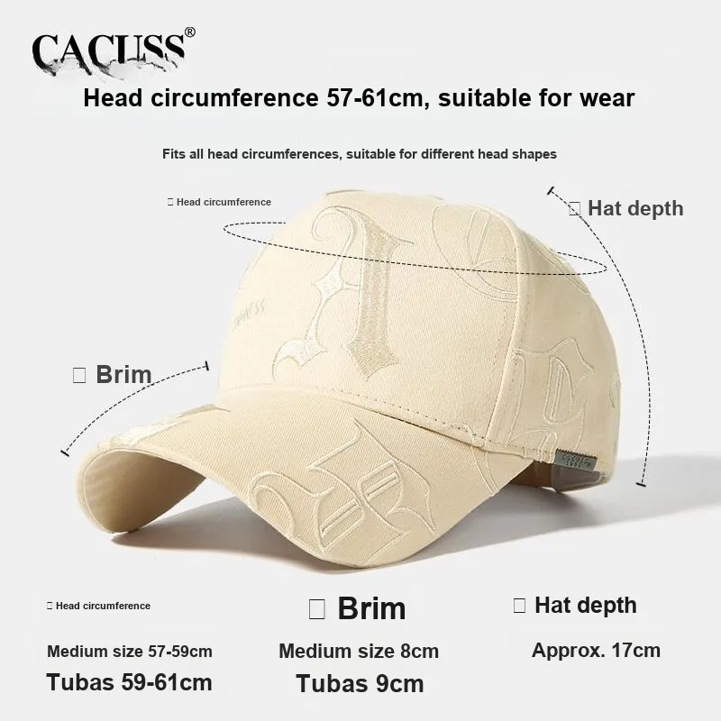 CACUSS Junior 100% Cotton Baseball Caps Men's-7