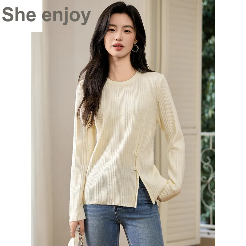 She Enjoys Knitwear Women's Ecru-8