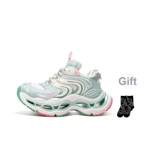 TIMESPEAK Lunar Shadow Series Низкий Топ Пара Толстая Подошва Унисекс