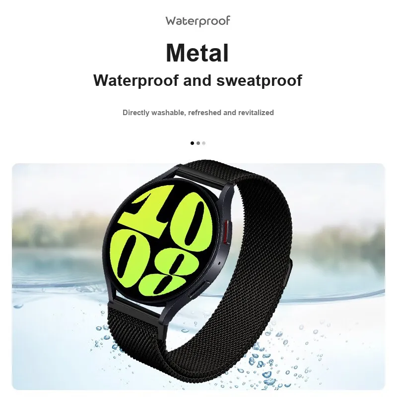 FZRT Samsung Compatibility Watch Band Metal-3