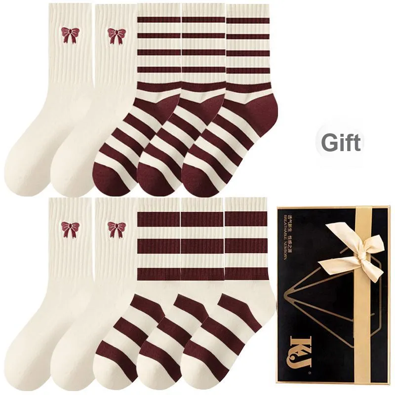 KJ Mid-Calf Socks Unisex Multi Combo Set-68