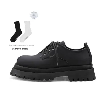 HANQIAORIJI Black Blood Collection Dress Shoes Unisex Black