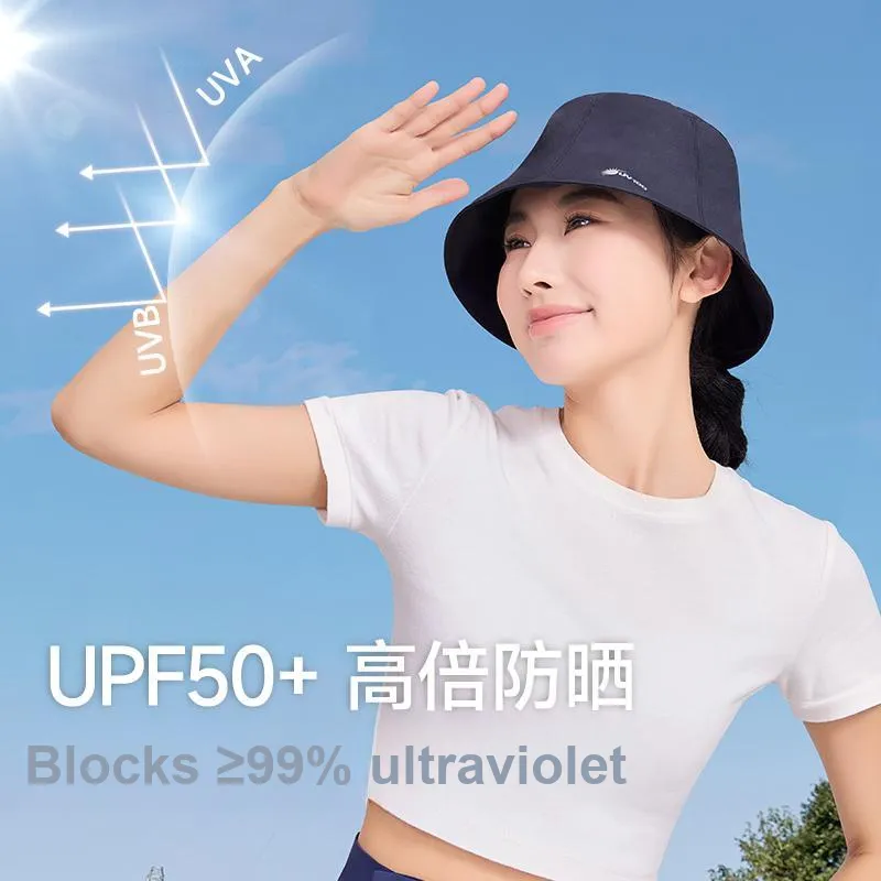 UV 100 Easy to Store Polyester Bucket Hats Women's-5