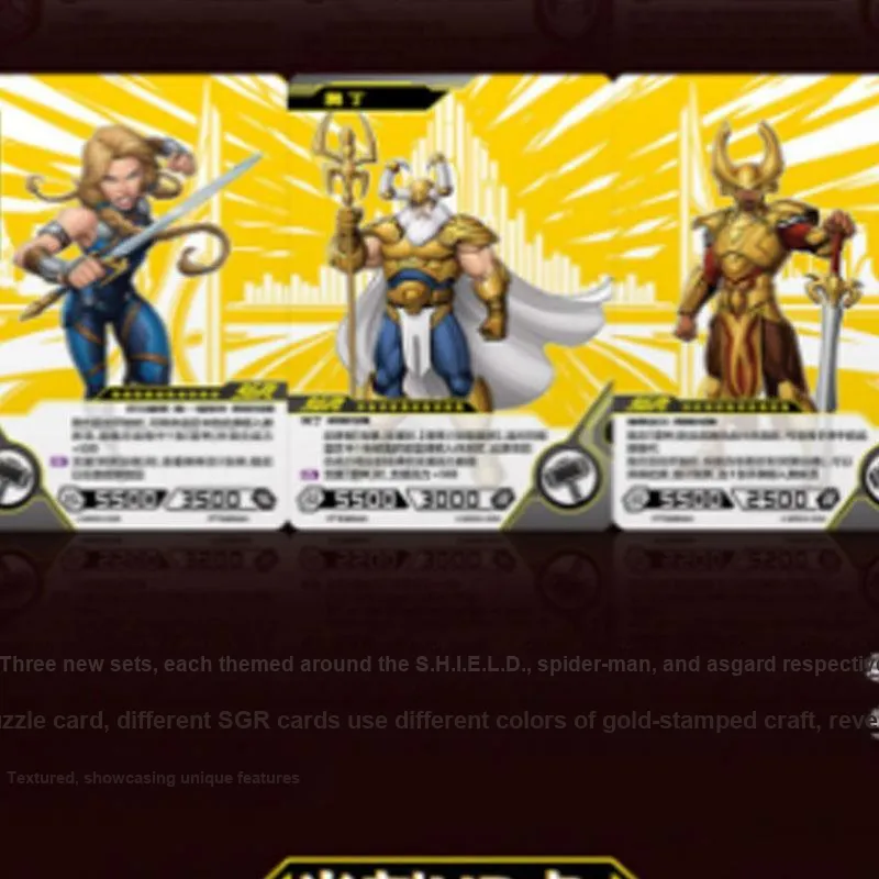 KAYOU Marvel Characters Marvel Hero Showdown, Basic Edition, Volume 1, Red Card-4