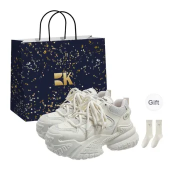 Boldi Kuki Slip Resistant Height Increasing Low Top Chunky Sneakers Women's