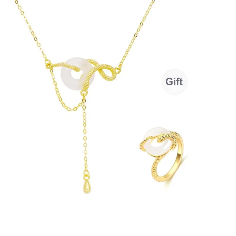 IWE Chalcedony Necklaces Women's-0