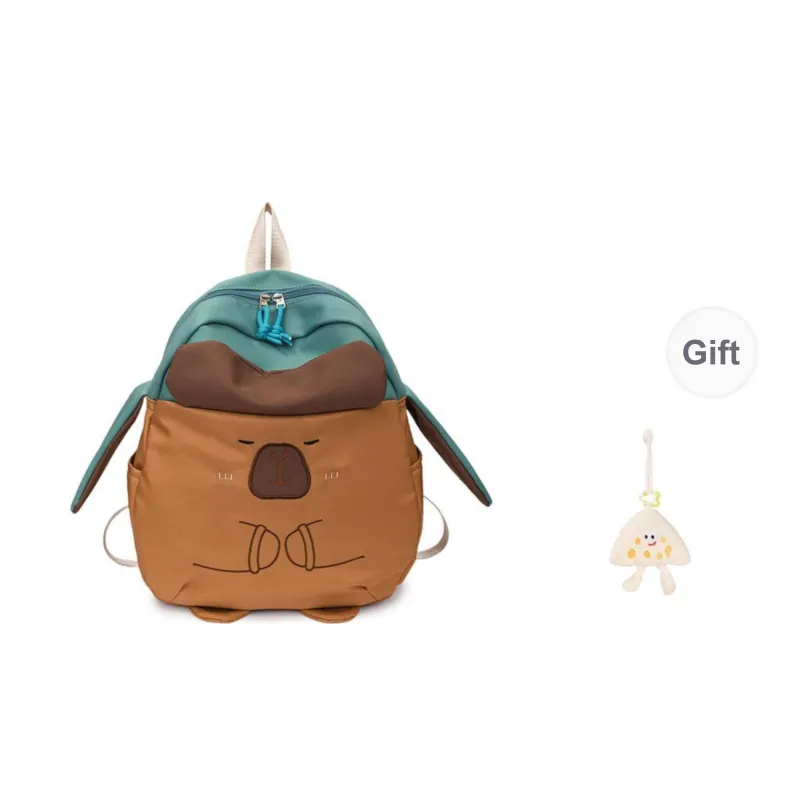 KAMLUI Oxford Backpack Regular Unisex White/Pink/Khaki-9