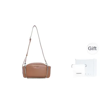 Karkki Leather Crossbody Bag Regular Women's Toffee Brown