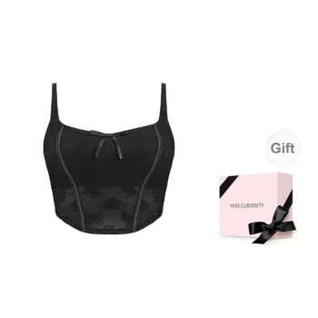 MISS CURIOSITY Bra Women's Gift Box Set Black Swan