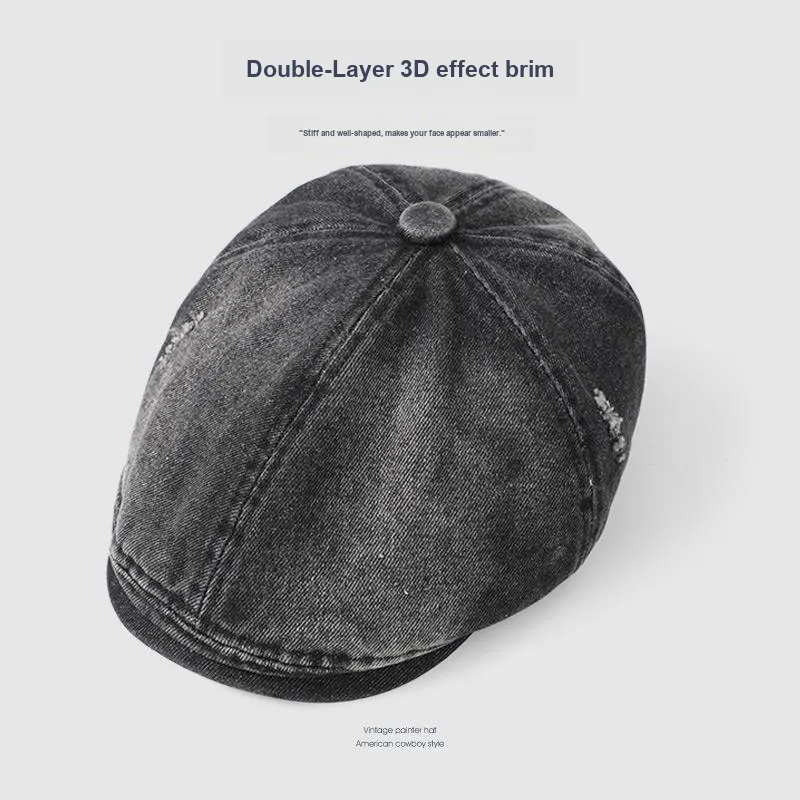 YUZHAOLIN Cotton Berets Women's-4
