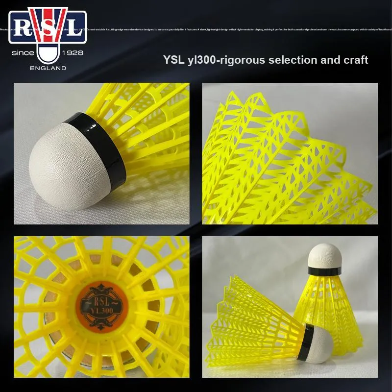 RSL YL300 Nylon Shuttlecock 6 Pack Nylon Shuttlecocks-17
